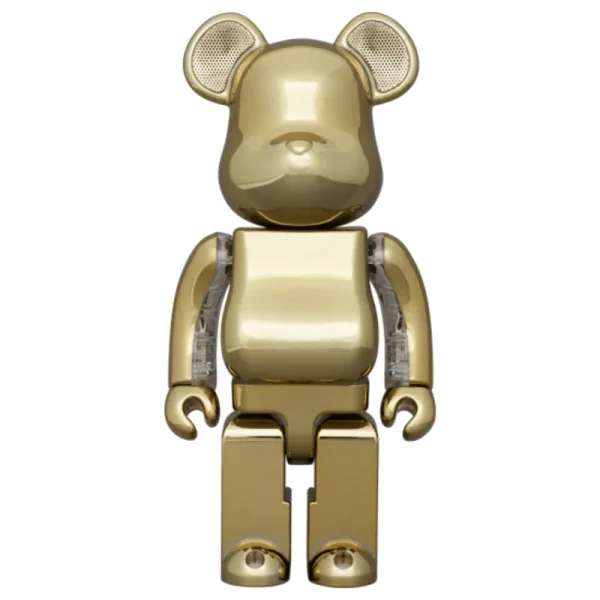 00044.webp BE@RBRICK AUDIO 藍芽喇叭 Portable Bluetooth Speaker *CHROME* GOLD/SILVER/PLATINUM 400% BE@RBRICK