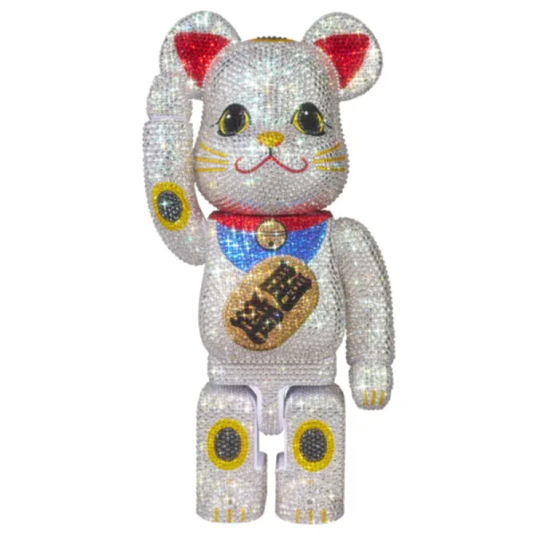 CRYSTAL DECORATE 招き猫 招財貓  開運 400％ BE@RBRICK