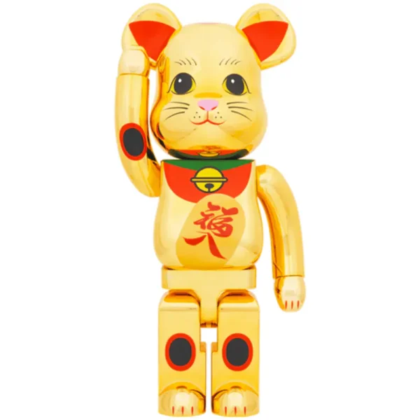 00180.webp 招き猫 招財貓 福入 金メッキ 1000% BE@RBRICK