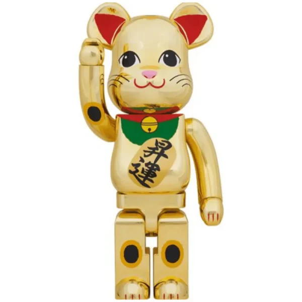 00184.webp 招き猫 招財貓 昇運 金 1000% BE@RBRICK