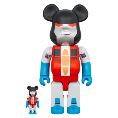 TRANSFORMERS STARSCREAM 100％ & 400％ / 1000% BE@RBRICK