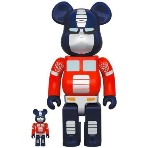 TRANSFORMERS OPTIMUS PRIME 100％ & 400％ BE@RBRICK