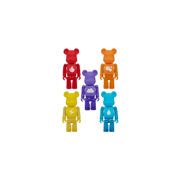 日本館 エレメント 5 PCS SET 100％ BE@RBRICK