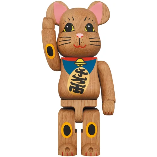 00251.webp カリモク 木 招き猫 招財貓 壱 青 400% BE@RBRICK