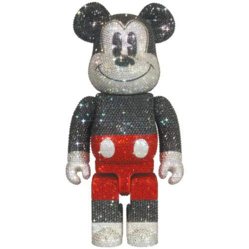 CRYSTAL DECORATE MICKEY MOUSE R&W Ver. 400％ BE@RBRICK