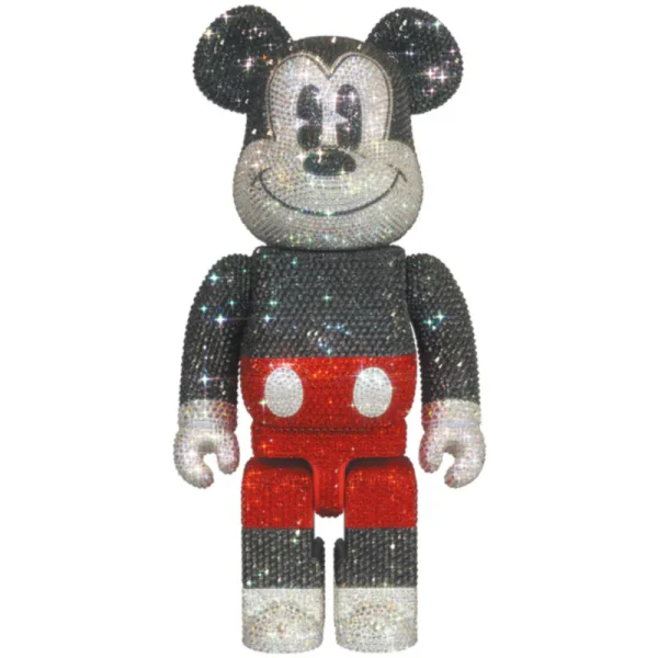 CRYSTAL DECORATE MICKEY MOUSE R&W Ver. 400％ BE@RBRICK