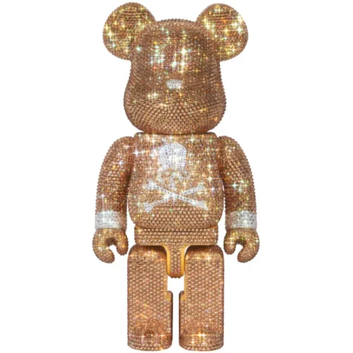 CRYSTAL DECORATE mastermind JAPAN GOLD & SILVER Ver. 400％ BE@RBRICK