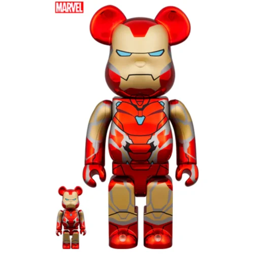 IRON MAN MARK 85 電鍍版 Chrome Ver 100％ & 400％ / 1000% BE@RBRICK