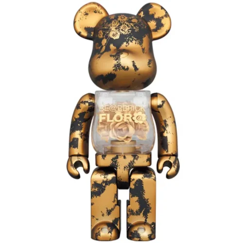00292.webp FLOR@ MAMES GOLD (2G Exclusive) 400% / 1000% BE@RBRICK