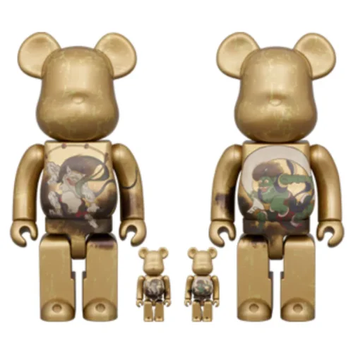 風神雷神 100％ & 400％ 4 PCS SET BE@RBRICK