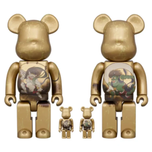 風神雷神 100％ & 400％ 4 PCS SET BE@RBRICK
