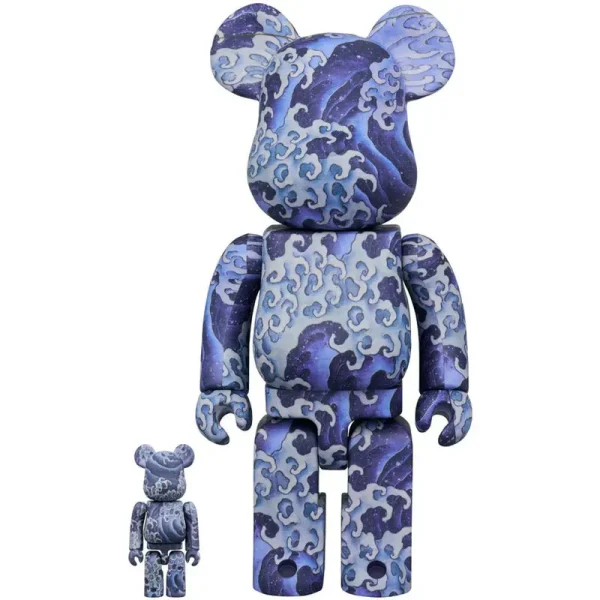 葛飾北斎 上町祭屋台天井絵「男浪」400％＋100% BE@RBRICK
