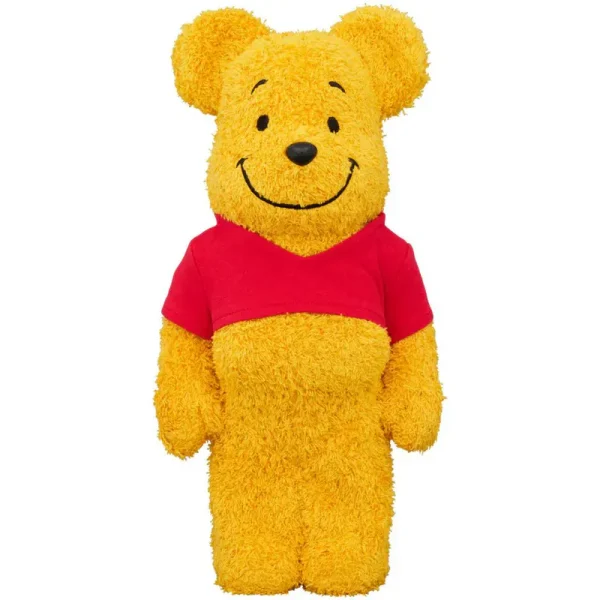 00333.webp 小熊維尼 Winnie the Pooh COSTUME Ver.(PILE FABRIC) 400% BE@RBRICK