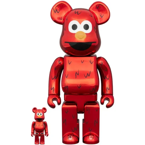 00342.webp “芝麻街 SESAME STREET” ELMO CHROME Ver. 100% & 400% BE@RBRICK
