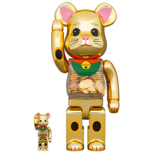 招き猫 招財貓 小判 100％ & 400％ / 1000% BE@RBRICK